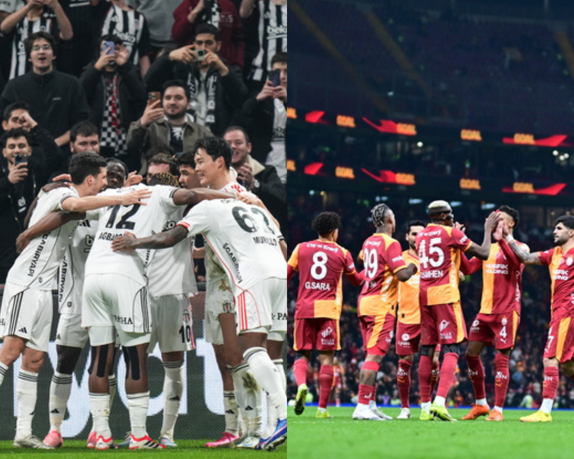 Süper Lig’de Dev Derbi: Beşiktaş ile Galatasaray Karşı Karşıya