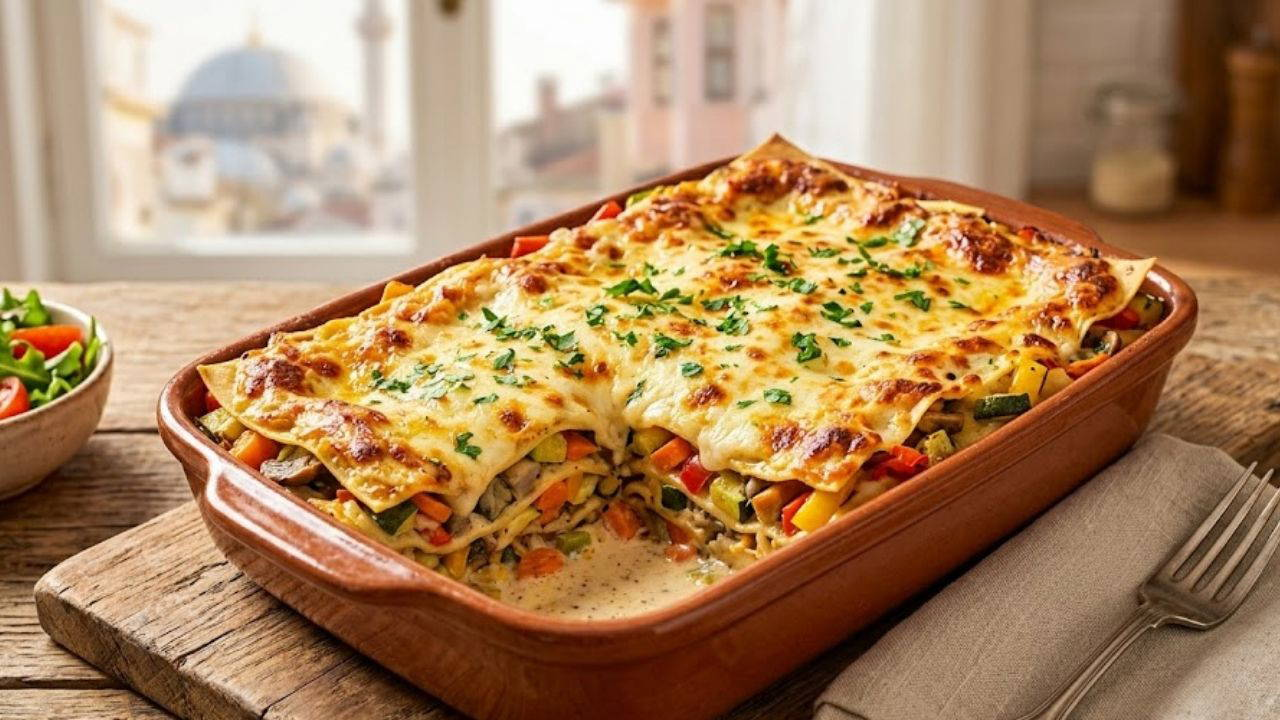 Sofraların Efsane Lezzeti – Sebzeli lazanya tarifi