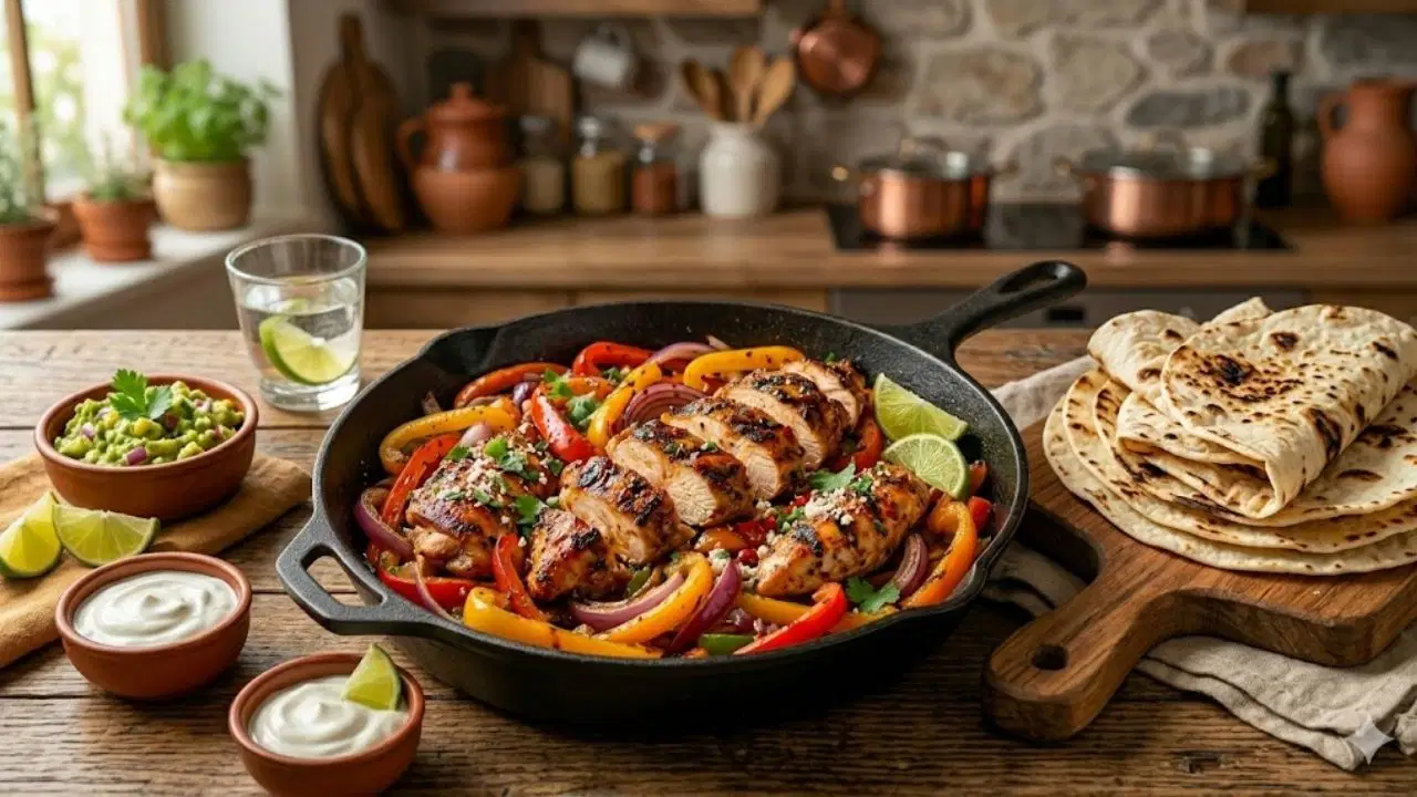 15 Dakikada hazırlayabileceğiniz nefis Tavuk Fajita Tarifi…