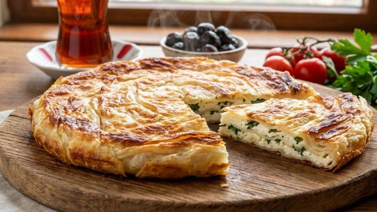 10 Dakikada Hazırlayabileceğiniz enfes Su Böreği Tarifi.