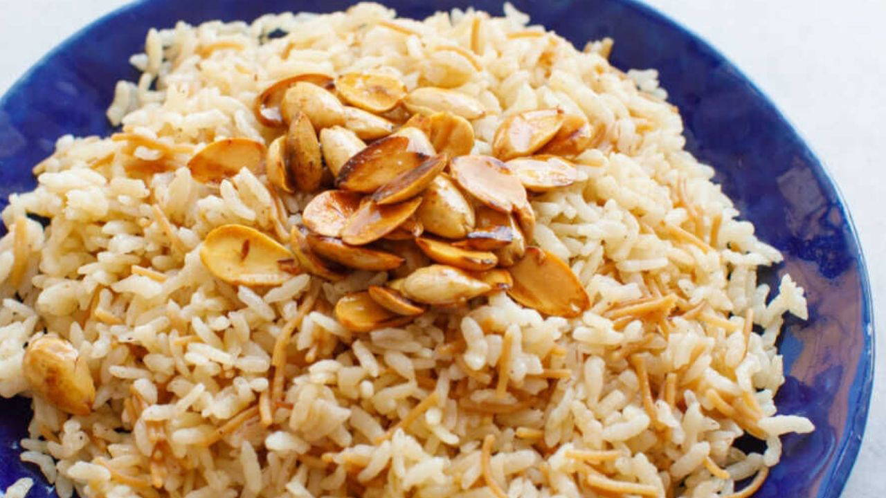 Bademli Firik pilavı tarifi