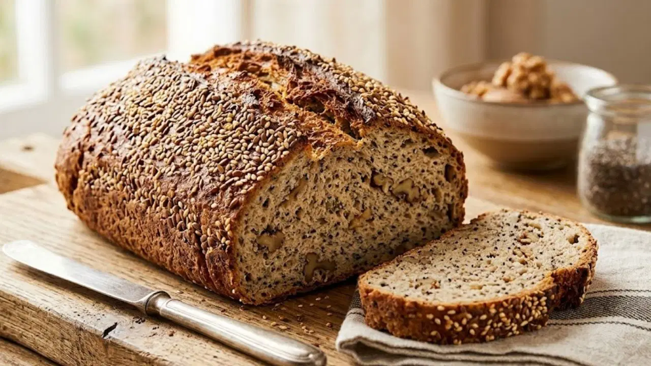 Glütensiz Beslenmenin Yeni Favorisi: Chia Tohumlu Unsuz Ekmek