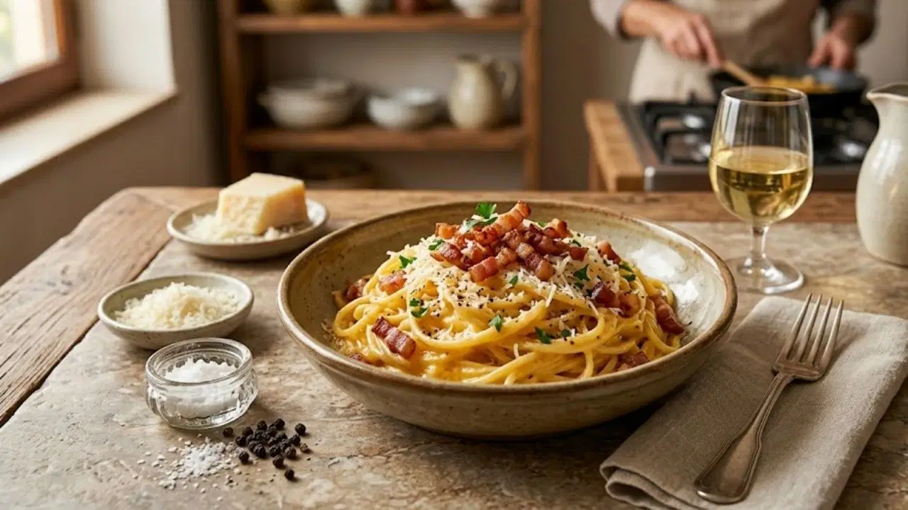 Kremasız efsane Spaghettı Alla Carbonara tarifi…