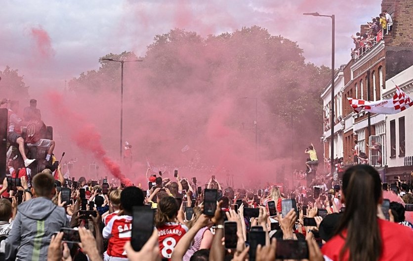 Arsenal’de 22 yıllık hasret kutlamalarla sona erdi