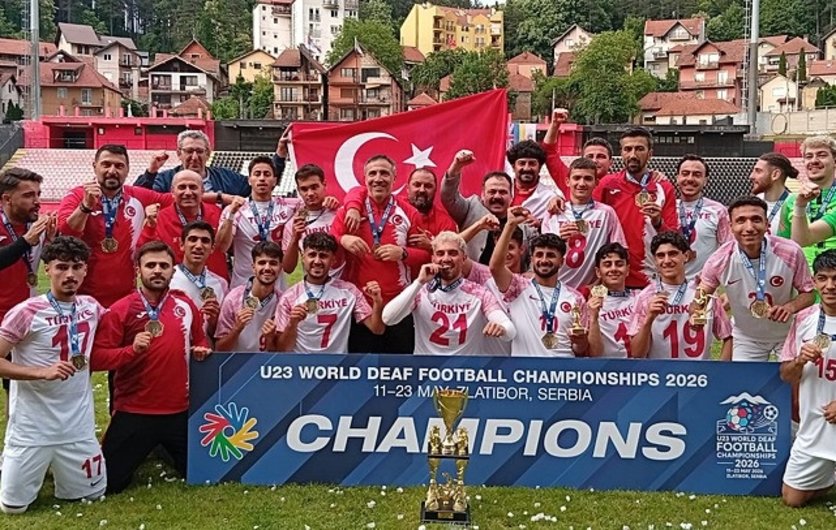 U23 Dünya İşitme Engelliler Futbol Şampiyonası’nda mutlu son