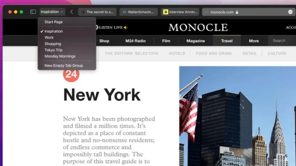 Safari’ye yapay zekâ destekli sekme düzenleme özelliği geliyor