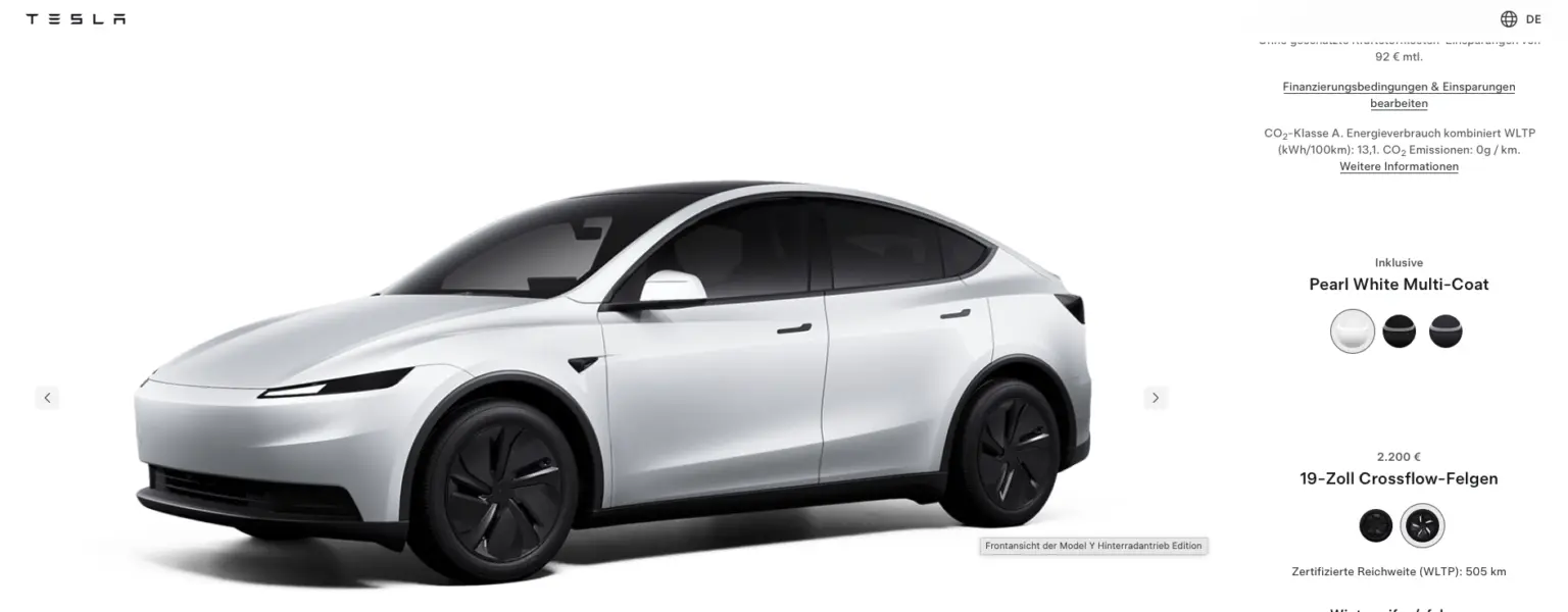 Tesla Model Y İçin 19 İnç Jant Seçeneği Sessizce Kaldırıldı
