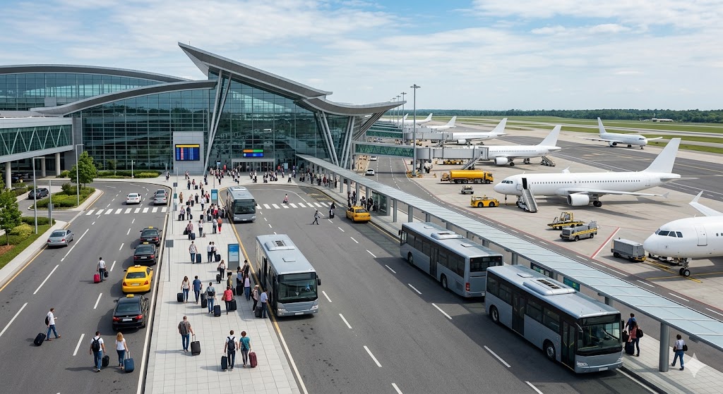 KIYI BÖLGESİNDEKİ HAVA ULAŞIM MERKEZİ GELİŞMİŞ SİSTEMLE ENTEGRE OLUYOR