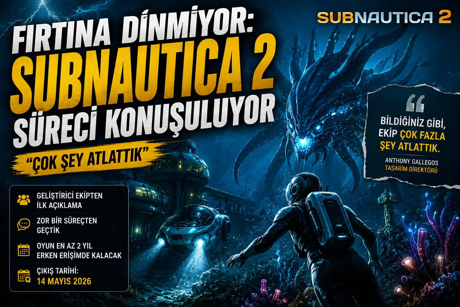 Fırtına Dinmiyor: Subnautica 2 Süreci Konuşuluyor