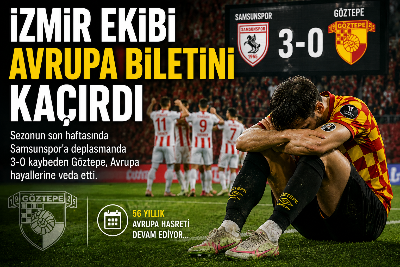 İzmir Ekibi Avrupa Biletini Kaçırdı