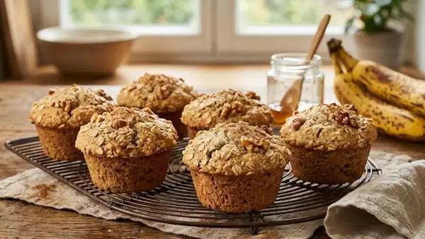 Pratik ve lezzetli: Muzlu yulaflı muffin tarifi