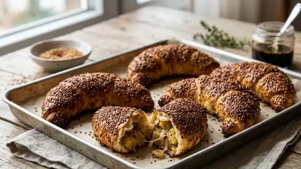Dışı çıtır, içi bol malzemeli enfes lezzet: Patatesli simit böreği tarifi