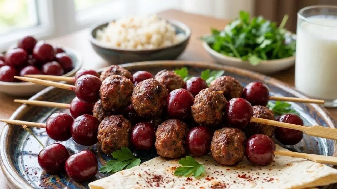 Meyveli Kebap Olur mu Demeyin! Saray Esintili Kiraz Kebabı Tarifi